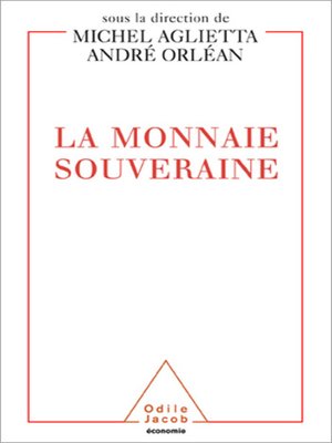 cover image of La Monnaie souveraine